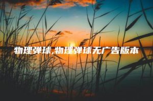 物理弹球,物理弹球无广告版本 | ae插件合集