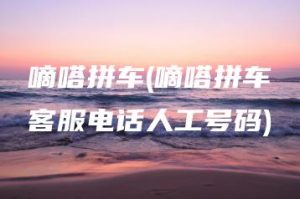 嘀嗒拼车(嘀嗒拼车客服电话人工号码) | ae插件合集