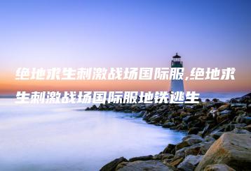 绝地求生刺激战场国际服,绝地求生刺激战场国际服地铁逃生 | ae插件合集