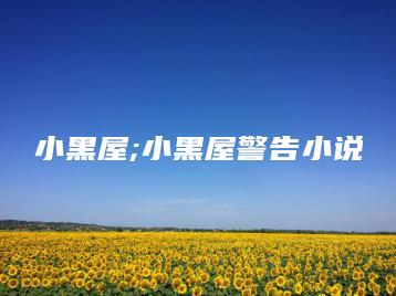小黑屋;小黑屋警告小说 | ae插件合集