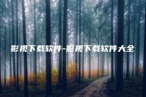 影视下载软件-影视下载软件大全 | ae插件合集