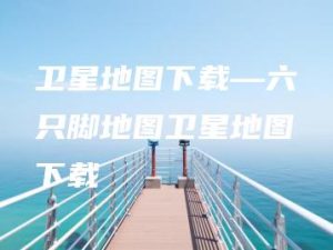 卫星地图下载—六只脚地图卫星地图下载 | ae插件合集