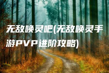 无敌唤灵吧(无敌唤灵手游PVP进阶攻略) | ae插件合集