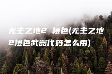 无主之地2 橙色(无主之地2橙色武器代码怎么用) | ae插件合集
