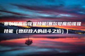 赛尔号魔焰猩猩技能(赛尔号魔焰猩猩技能（燃尽敌人的战斗之焰）) | ae插件合集