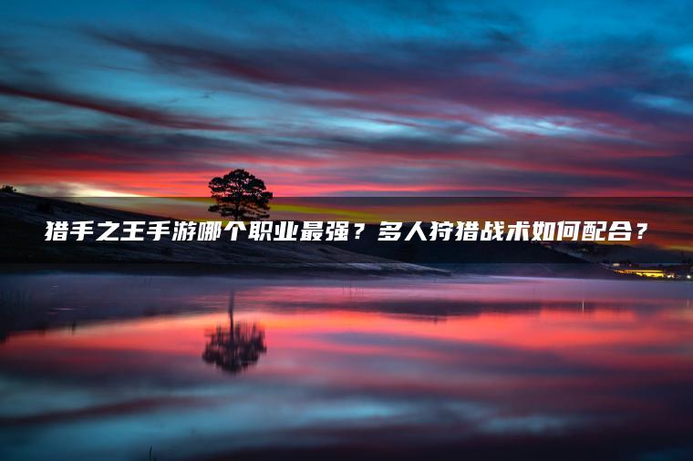 猎手之王手游哪个职业最强？多人狩猎战术如何配合？