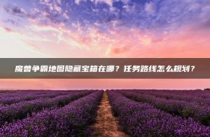 魔兽争霸地图隐藏宝箱在哪？任务路线怎么规划？ | ae插件合集