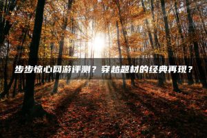 步步惊心网游评测?穿越题材的经典再现? | ae插件合集