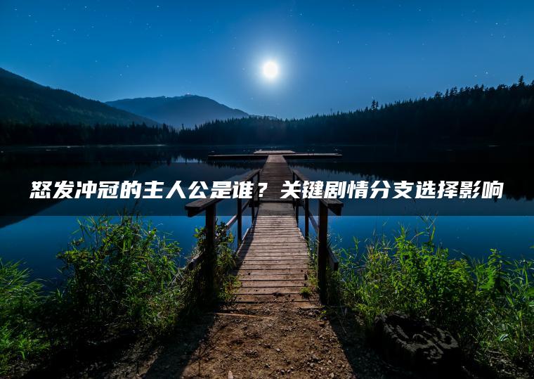 怒发冲冠的主人公是谁？关键剧情分支选择影响 | ae插件合集