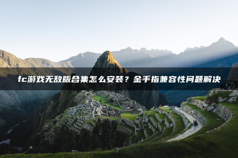 fc游戏无敌版合集怎么安装？金手指兼容性问题解决 | ae插件合集