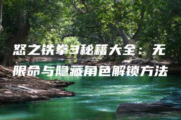 怒之铁拳3秘籍大全：无限命与隐藏角色解锁方法 | ae插件合集