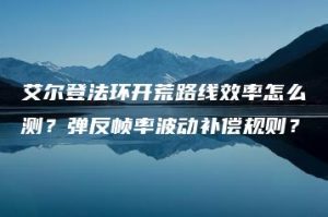 艾尔登法环开荒路线效率怎么测？弹反帧率波动补偿规则？ | ae插件合集