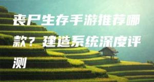 丧尸生存手游推荐哪款？建造系统深度评测 | ae插件合集