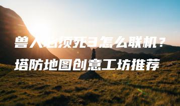 兽人必须死3怎么联机？塔防地图创意工坊推荐 | ae插件合集