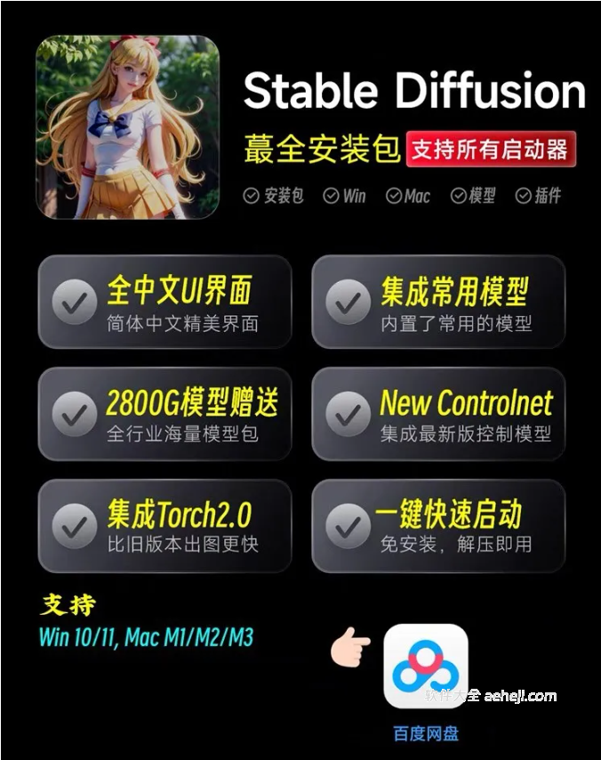 图片[2] | 零基础学AIGC！Stable Diffusion2025最全安装包+模型插件+教程 | ae插件合集
